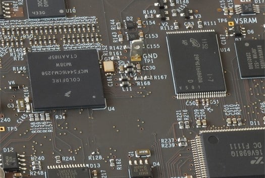 BGA bestücktes IC Gehäuse